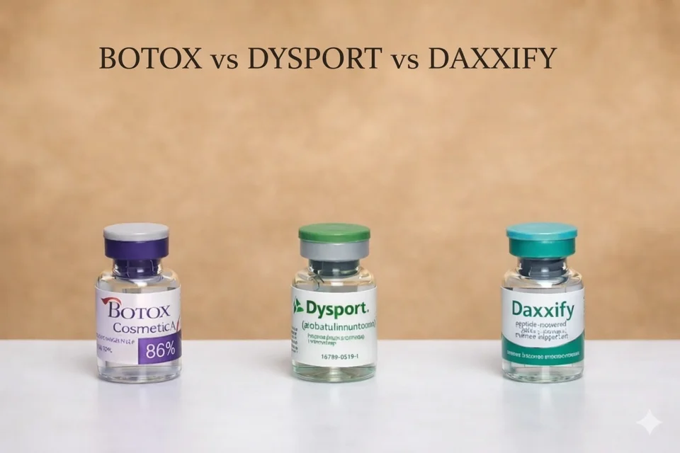 Dysport vs. Botox vs. Daxxify: ¿Cuál dura más?